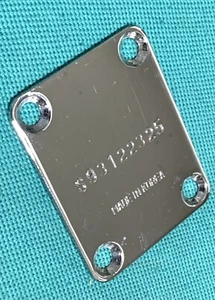 Vtg 1993 Epiphone "Rock Bass" by Gibson Jazz Bass Guitar Original Neck Plate - Picture 1 of 7