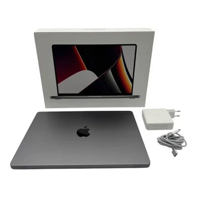 MacBook Pro 14" 2021 M1 Pro 10-Core CPU 16-Core GPU 16GB 1TB Space Grau QWERTZ - Bild 1 von 4