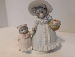 SCHMID KITTY CUCUMBER Priscilla and Baby Pickles Music Box Sunshine Of My Life - Photo 1/14