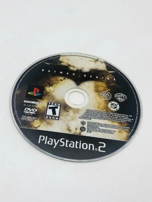 Batman Begins Sony PlayStation 2, 2005, Authentic Game Disc - Image 1 of 2