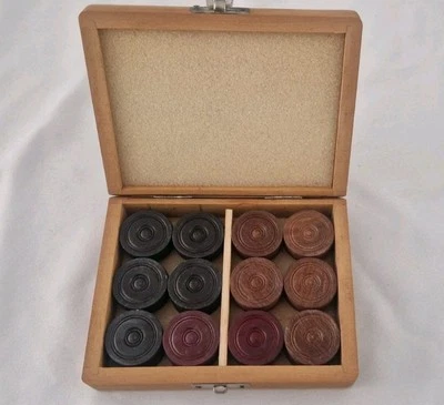 24 Carrom Board Rosewood Coins Premium Tournament Quality - Image 1 of 4