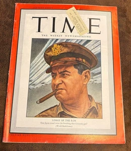 Time Magazine LEMAY OF THE B-29S  AUGUST 13. 1945 NUMBER 7 - Picture 1 of 2