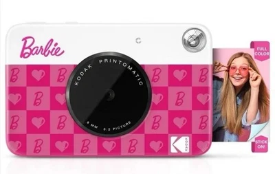 Kodak Barbie Printomatic Impresión Instantánea Cámara Estuche y Papel Fotográfico Paquete Vacaciones Foto 1 de 4