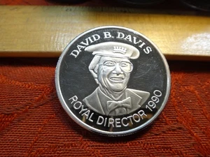 Victor B. Davis Royal Director 199 1 Oz .999 Silver Round Walt Godber Phoenix AZ - Picture 1 of 5