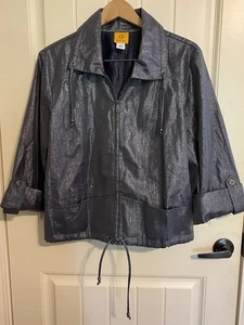 Stylish Gray Women's Jacket - Picture 1 of 7