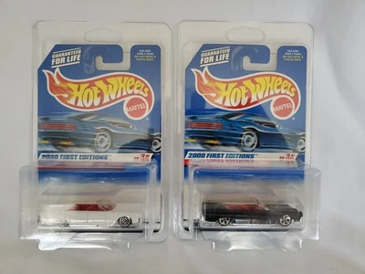 Hot Wheels 1964 Lincoln Continental 2000 First Editions White & Black Variants - Image 1 of 4