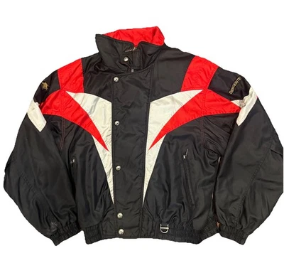 Vintage Descente Colorblock Packable Hood Ski Jacket Mens Size M 80's 90's Y2K - Image 1 of 4