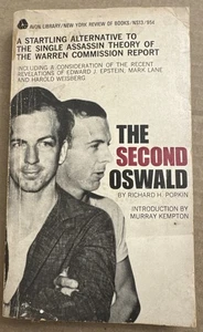 The Second Oswald Richard Popkin 1966 First Avon Printing Warren Commission JFK - Picture 1 of 3
