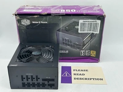 Cooler Master MWE 850 V2 850W 80 Plus Gold Power Supply READ/FOR PARTS - Image 1 of 4