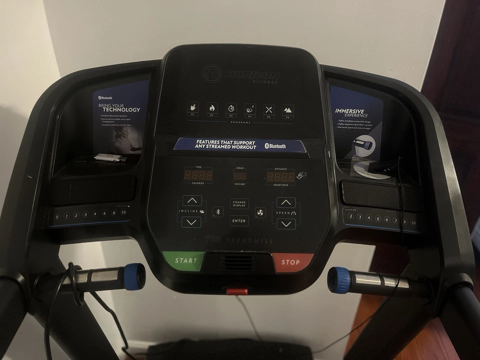 Cinta de Correr Plegable Horizon Fitness T101 - Buena Calidad - Negra Foto 1 de 4