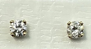 DIAMANT OHRRINGE 14K GELBGOLD - JE 0,20 (J1290) - Bild 1 von 8