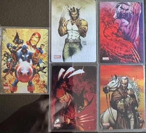 Michael Turner METAL Trading Card Set - Marvel Wolverine Avengers Spider-man - Picture 1 of 6