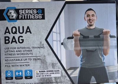 SERIES 8 FITNESS Exercise Aqua Bag Interval Training Weights Lifting Exercise Workout NEW BOX