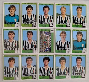 Set 15 Figurine Stickers Squadra TEAM JUVENTUS CALCIATORI PANINI 1984/85 - NEW - Imagen 1 de 2