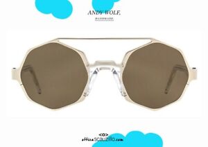 NEW AUTHENTIC ANDY WOLF WHITE HEAT SUNGLASSES  EXCLUSIVE