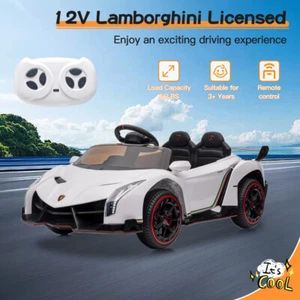 12V Kids Electric Car Ride On Toys Licensed Lamborghini Car MP3 w/Remote Control - Picture 1 of 33