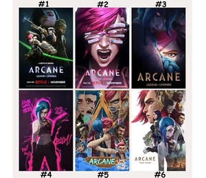 Custom Arcane League Of Legends Season 1, Season 2 Animation Movie Poster - Picture 1 of 4
