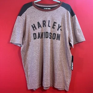 Harley-Davidson Men's Staple Tee Red 96048-23VM Size Large - Picture 1 of 5