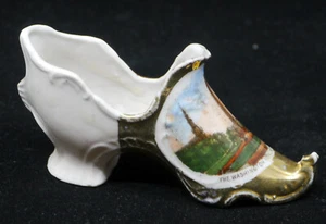 OLD PORCELAIN SHOE FIGURAL SOUVENIR, WASHINGTON MONUMENT, BALTIMORE, MD, FAIRING - Picture 1 of 4
