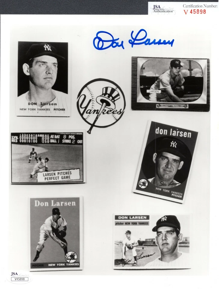 JSA Don Larsen Autographed Signed AUTO 8x10 Photo New York Yankees TRB 301 - Image 1 of 1