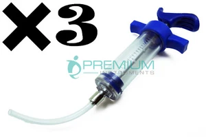 Juego de 3 jeringas de alimentación reutilizables para mascotas veterinarias 20 ml punta de bloqueo Luer - Imagen 1 de 4