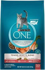 Purina ONE Tender Selects Blend Adult Dry Cat Food 3.5 lb. Bag 