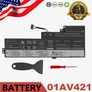 01AV419 01AV420 01AV421 01AV489 internal Battery For Lenovo T470 T480 SB10K97578 - Picture 1 of 12