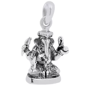 Joyería colgante de plata esterlina 925 Lord Ganesha SSS SPJ2204 - Imagen 1 de 1