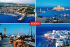 73956132 Rodos_Rhodes_Rhodos_Greece Luftaufnahme Hafen Festung