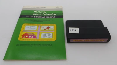 TI99/4A Cartridge Manual PERSONAL RECORD KEEPING 1980 Texas Instruments cart  - Image 1 of 4