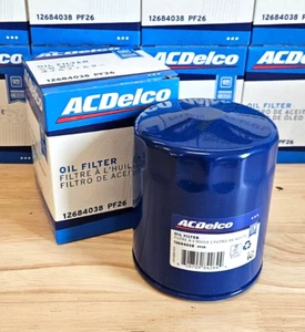 L5P Duramax Diesel Engine Oil Filter Genuine OEM GM ACDelco 12684038 / PF26 NEW - Picture 1 of 5