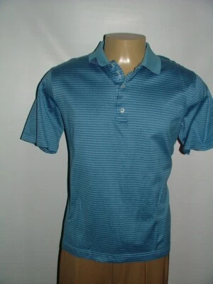 CAMISA INFORMAL PARA HOMBRE BOBBY JONES TALLA M 100% ALGODÓN AZUL GEOMÉTRICA #200 Foto 1 de 4