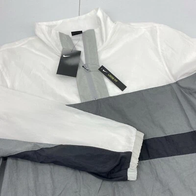 Nike Jacket Men's Medium Tall Track Windbreaker Flight Full zip Gym Basketball - Image 1 of 4