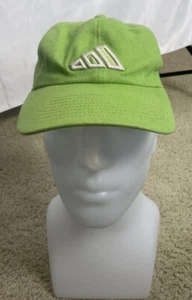 Adidas Boys Youth Hat Green/White Adjustable Baseball Cap One Size Cotton - Picture 1 of 9