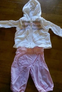 Carter's 3 piece outfit, Sweater vest, shirt, pants girls size 3 mos. Warm! - Picture 1 of 5