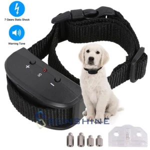 Bark Collar for Small Medium Large Dogs, Anti Barking Training 7Intensity Beep - Picture 1 of 22