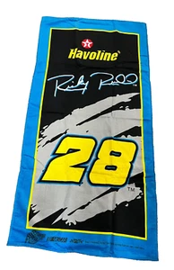 RARE New VTG 1998 30x58 NASCAR Ricky Rudd Havoline #28 Beach Towel - Picture 1 of 4