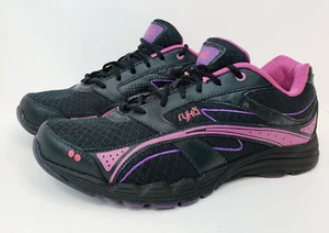 Ryka Womens Glide Walks Pink Black Purple Athletic Comfort Tennis Shoes SZ 9.5 W - Picture 1 of 12
