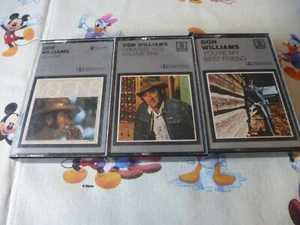 DON WILLIAMS X3 ABC RECORDS ORIGINAL AUDIO CASSETTE ALBUMS - Picture 1 of 3