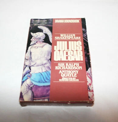 VTG 1964 Caedmon William Shakespeare Julius Caesar Play 2 AudioBook Cassettes - Image 1 of 4