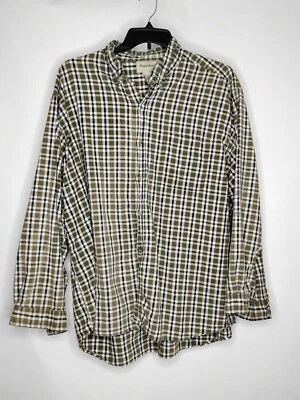Great Land Mens Multi Button-Down Shirt Long Sleeve Plaid Pocket Size 2XL - Image 1 of 4