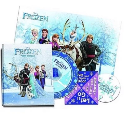Disney's FROZEN The Songs LIMITED 'ZinePak SOUNDTRACK CD with ORNAMENT & Poster Foto 1 de 4
