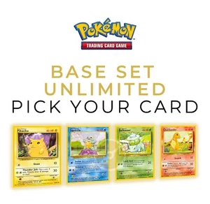 Pokemon TCG WoTC Base Set Cards English Pick your cards - Picture 1 of 102