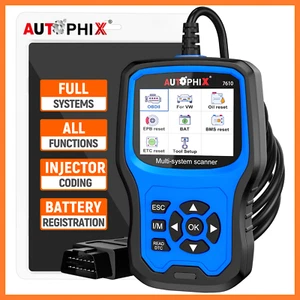 Autophix 7610 OBD2 Code Reader Scanner Car Oil EPB DPF TPMs Reset All System UK - Picture 1 of 11