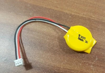 SHENZHEN DONBATT TECH LTD RTC Bios Cmos Batería 3V para Portátil Dell E5520 E5420!! ¡3 pines!!