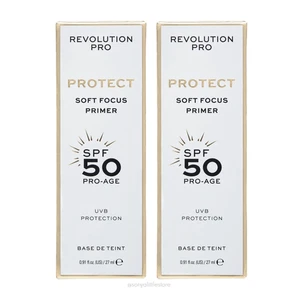 2 x Revolution Pro Protect Soft Focus Primer SPF 50 27mlx2 - Picture 1 of 4