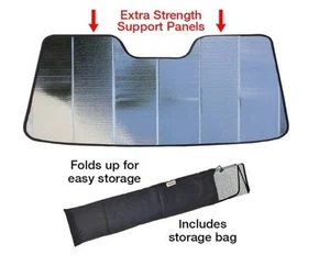 Premium Folding Custom Fit Sun Shade & bag for ROLLS-ROYCE - Shield Made in USA - Picture 1 of 23