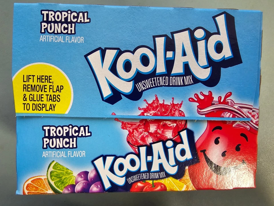 192 paquetes Kool-Aid Tropical Punch mezcla de refrescos sin cafeína 0,16 oz cada uno Foto 1 de 1