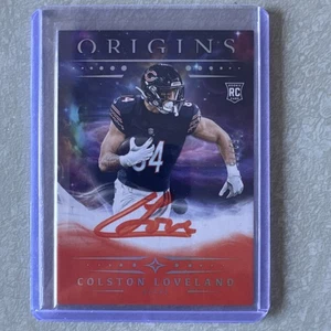 2025 Panini Origins Colston Loveland Orange Rookie Auto /75 Bears - Picture 1 of 3