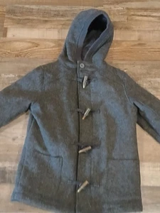 Place Ltd. Edition No 915 Gr. M 7/8 grauer Mantel Mädchen einzigartige Knöpfe Wollmischung - Bild 1 von 7